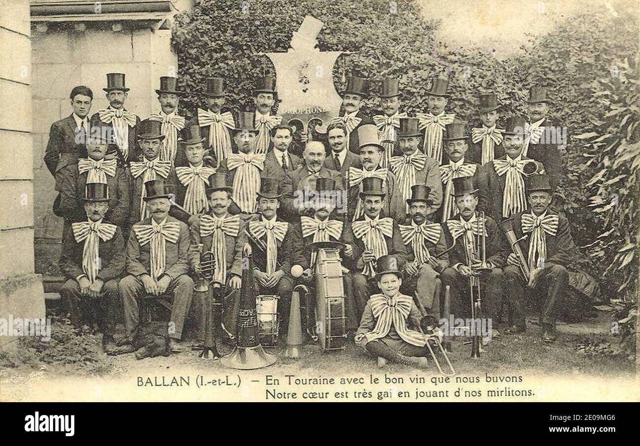 Les Bigophones - Ballan 2 1. Stockfoto