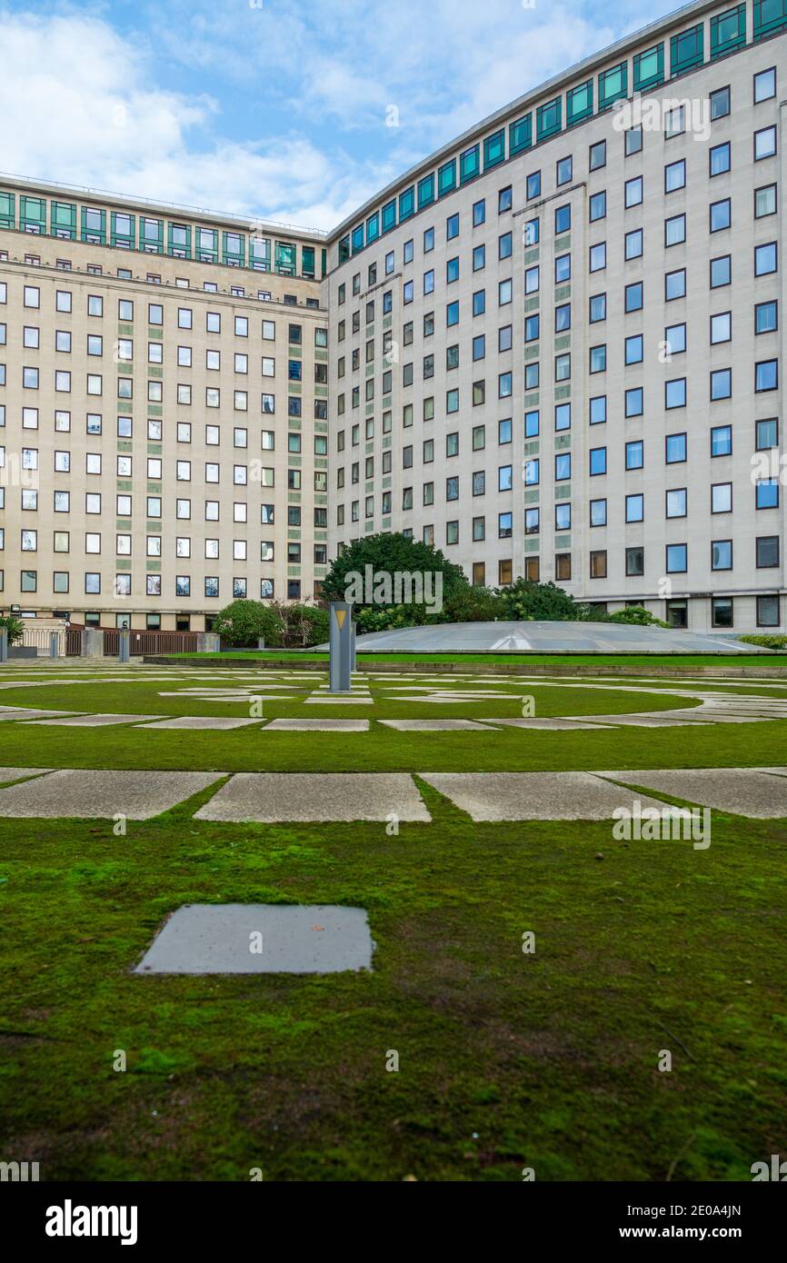 Whitehouse Apartments Wohnanlage Umbau des Shell Centre Komplexes auf Londons Southbank. Stockfoto