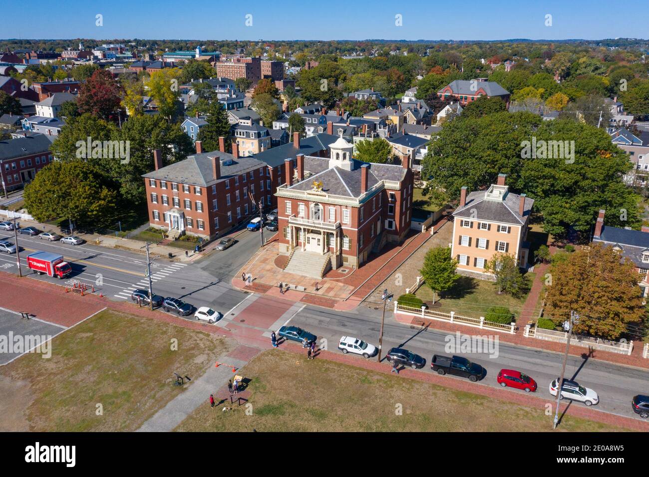 Salem Custom House, Salem Maritime National Historic Site, Derby Waterfront District, Salem, MA, USA Stockfoto
