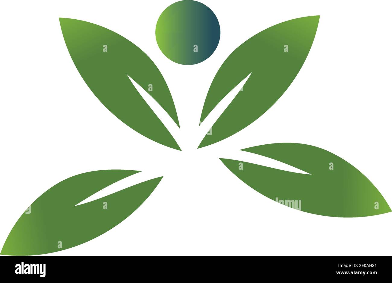 Gesundes Leben Logo Vorlage Vektor icon Stock Vektor