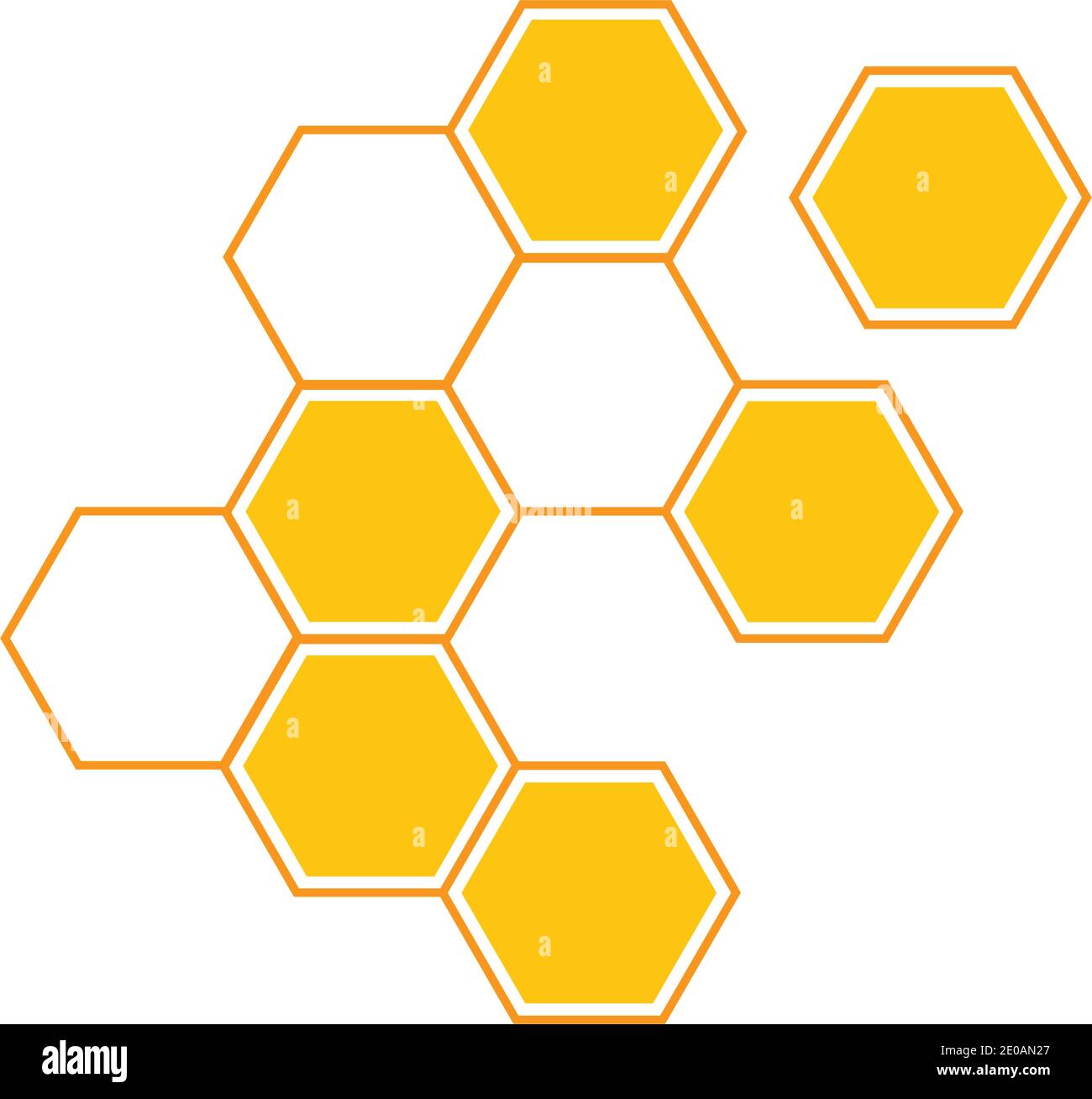 Honeycomb Hintergrund Textur illustration Design Stock Vektor