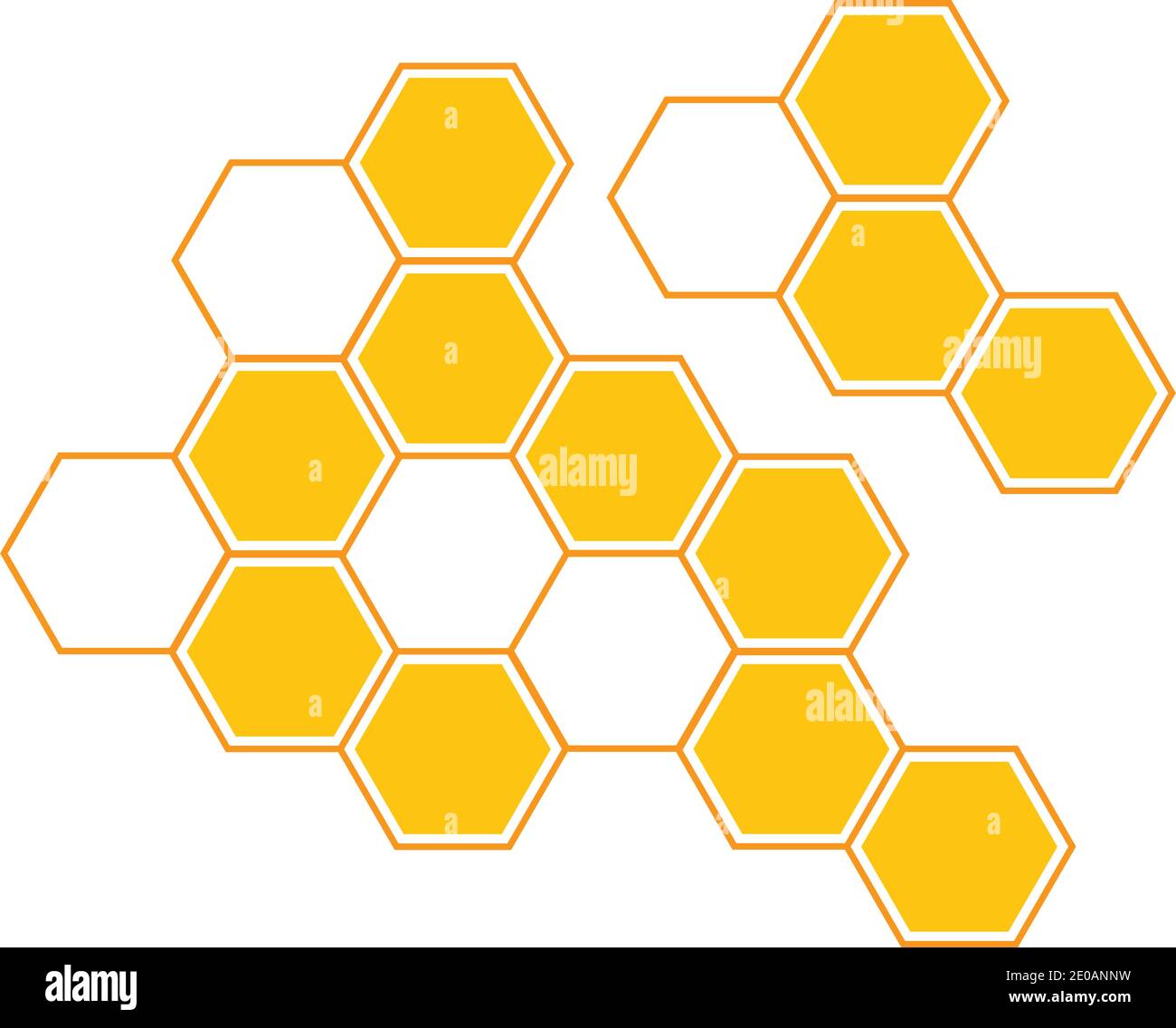 Honeycomb Hintergrund Textur illustration Design Stock Vektor
