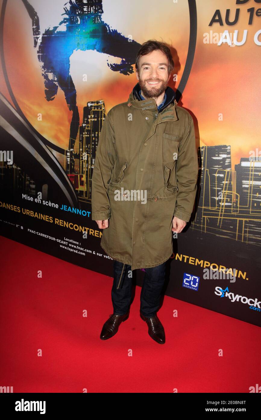 Jonathan Lambert, der am 17. März 2012 an der neuen Show des Cirque Eloize im Rex in Paris, Frankreich, teilnahm. Foto von ABACAPRESS.COM Stockfoto