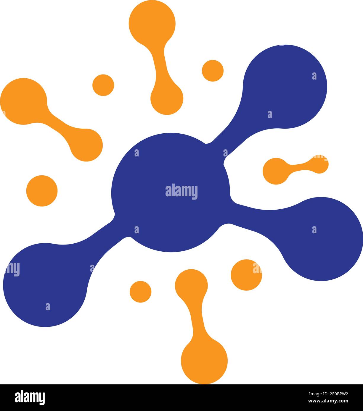 Molecule Logo Vektor Symbol Illustration Design Vorlage Stock Vektor