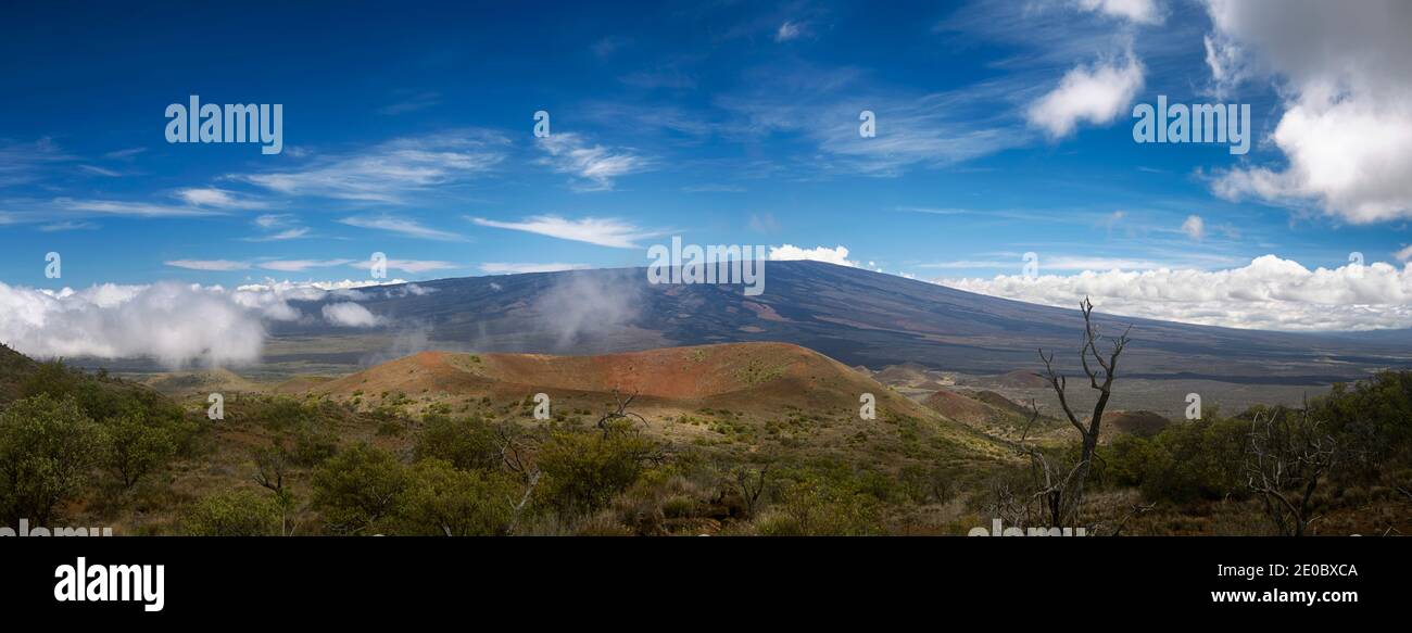 Mauna Loa Vulkan. Big Island Hawaii Stockfoto