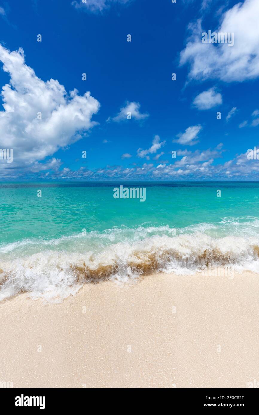 Bird Island; Seychellen Stockfoto