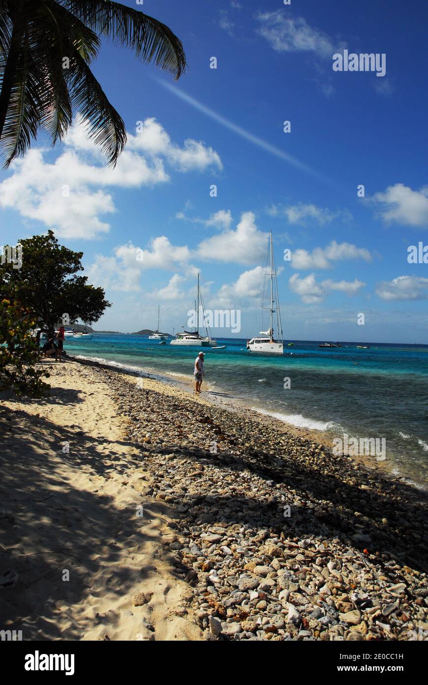 Karibik: Windward Islands: St. Vincent und die Grenadinen: Union Island: Clifton Stockfoto