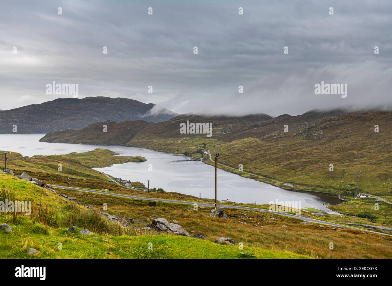 Loch Shiphoirt (Loch Seaforth), Isle of Harris, Äußere Hebriden, Schottland, Vereinigtes Königreich, Europa Stockfoto