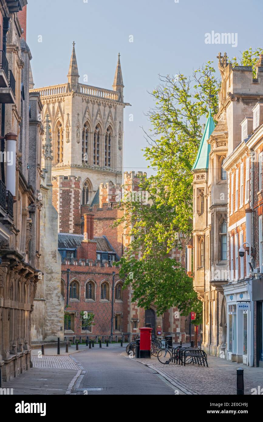 Trinity Street, St. John's College, Cambridge, Cambridgeshire, England, Großbritannien, Europa Stockfoto