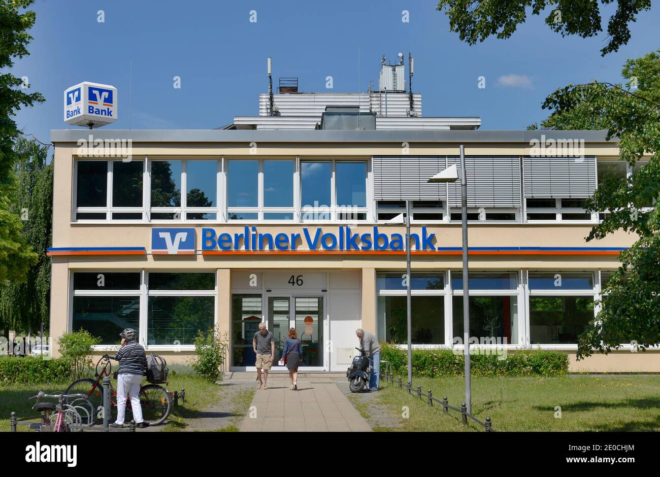 Berliner Volksbank, Schloßstraße, Steglitz, Berlin, Deutschland Stockfoto