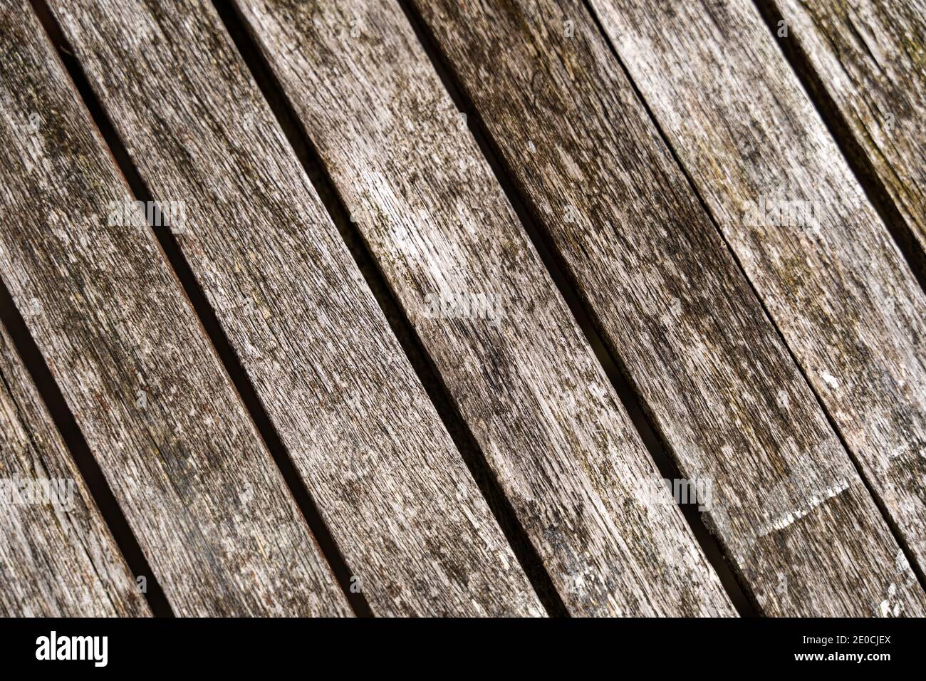 Verwitterte Holzlatten Textur Stockfoto