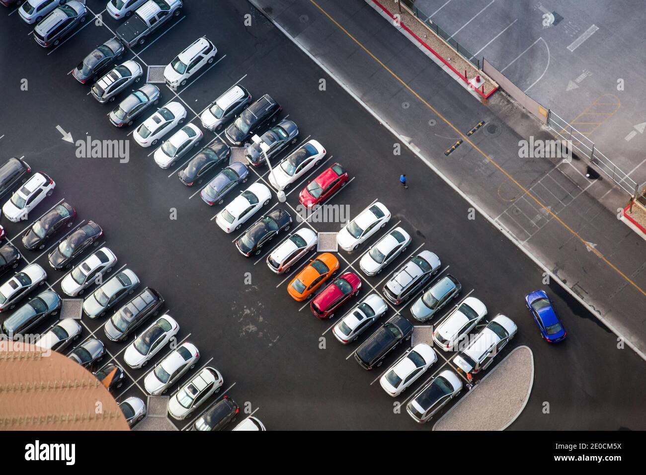 Parkplatz, Las Vegas, Nevada Stockfoto