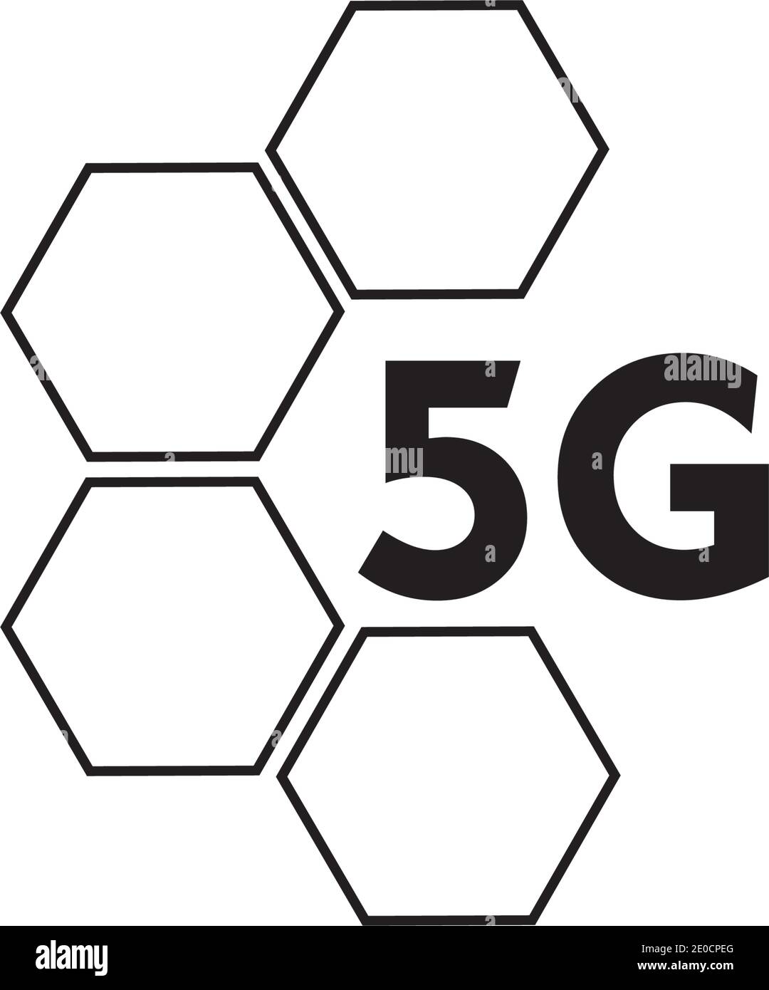 5g Logo Zeichen Vektor Vorlage Vector Technologie Symbol Netzwerk Zeichen 5G Stock Vektor