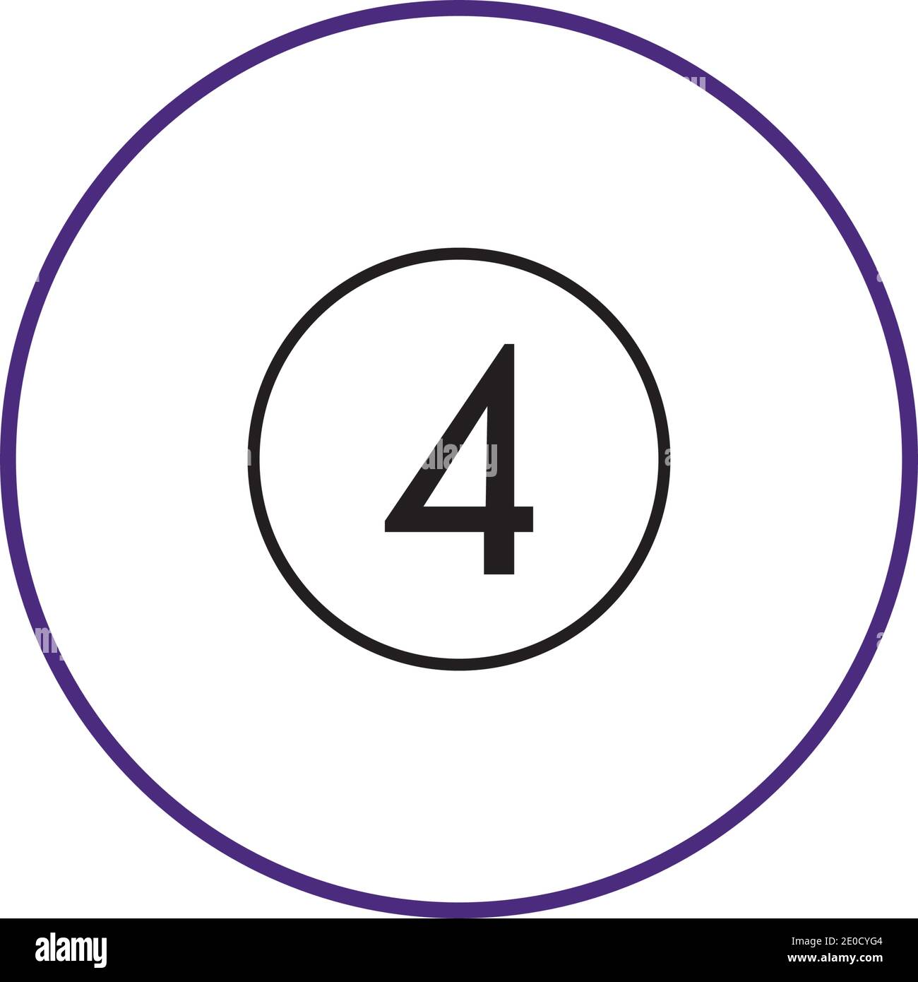 Billard-Logo Vorlage Vektor-Icon-Design - Vektor-Billard-Kugeln Icon Vektor Illustration Design Vorlage - Vektor Stock Vektor