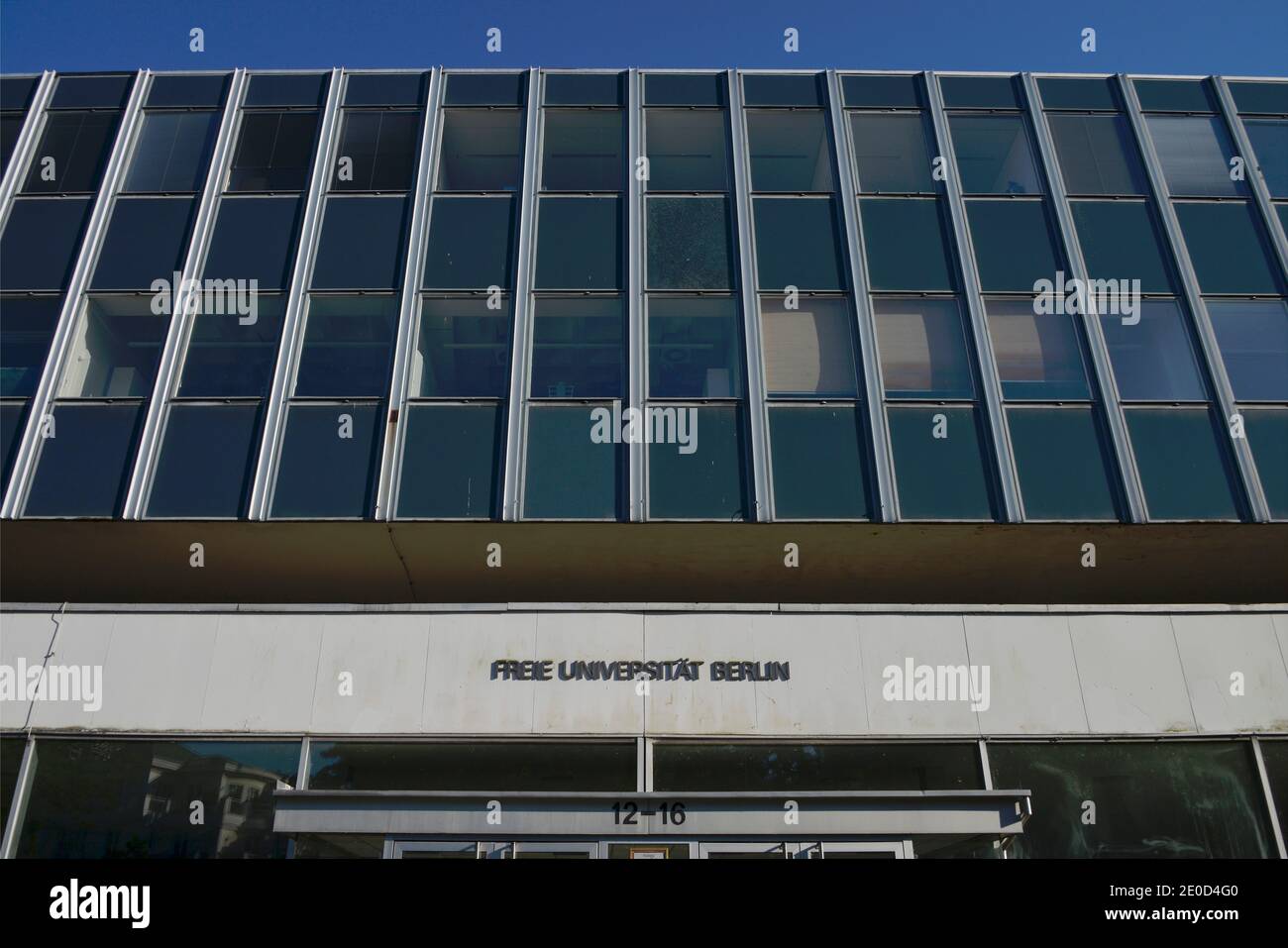 Freie Universität, Fachbereich Biologie Chemie, Koenigin-Luise-Straße 12 - 16, Dahlem, Berlin, Deutschland Stockfoto