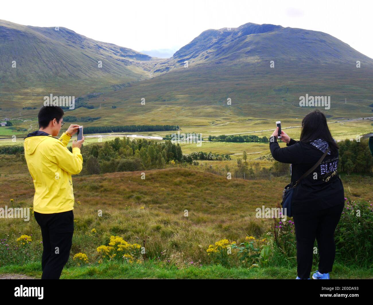 Glencoe, North Argyle Sctland, Großbritannien Stockfoto