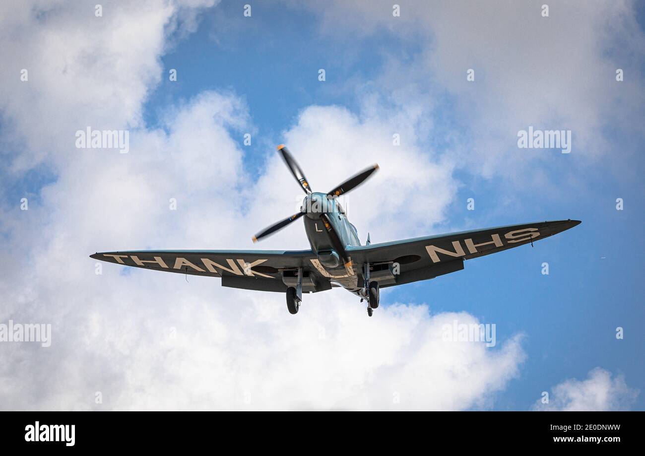 Supermarine Spitfire (G-PRXI) Hampshire Stockfoto