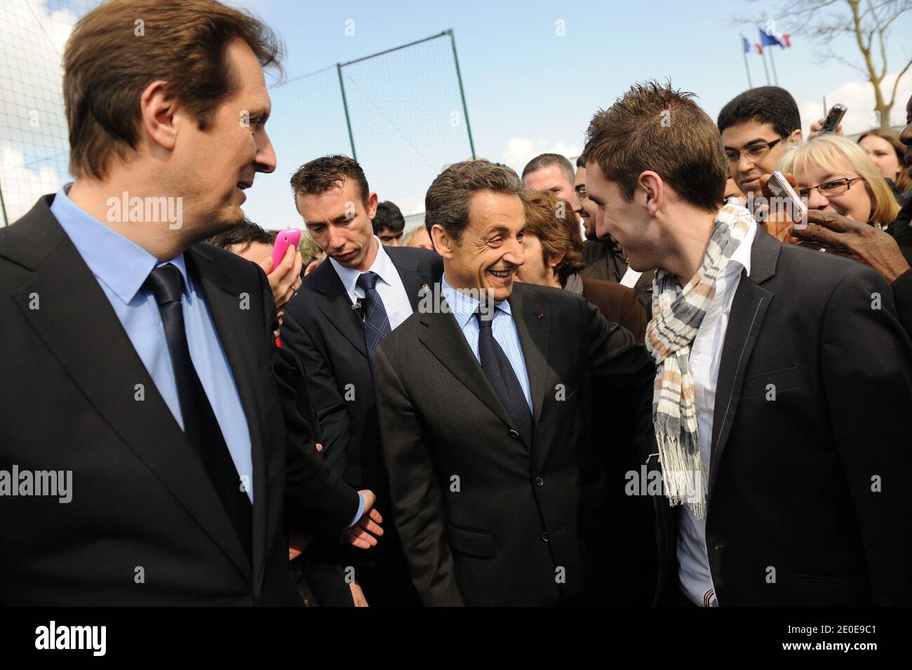 Der amtierende französische Präsident und rechtsgerichtete