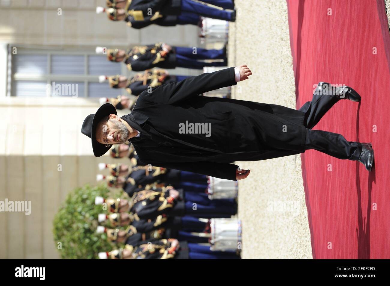 Frankreichs Oberrabbiner Gilles Bernheim, der am 15. Mai 2012 in Paris, Frankreich, zur Amtseinführung des neu gewählten Präsidenten Francois Hollande im Elysee-Palast eintraf. Foto von Thierry Orban/ABACAPRESS.COM Stockfoto