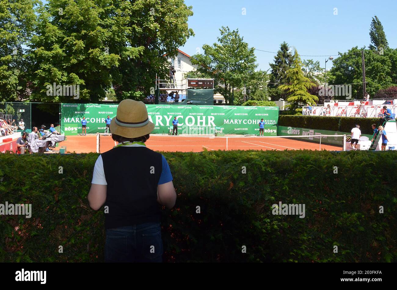 Atmosphäre während des Masters Guinot Mary Cohr Tennisturniers in Rueil-Malmaison, Frankreich am 25. Mai 2012. Foto von Thierry Plessis/ABACAPRESS.COM Stockfoto
