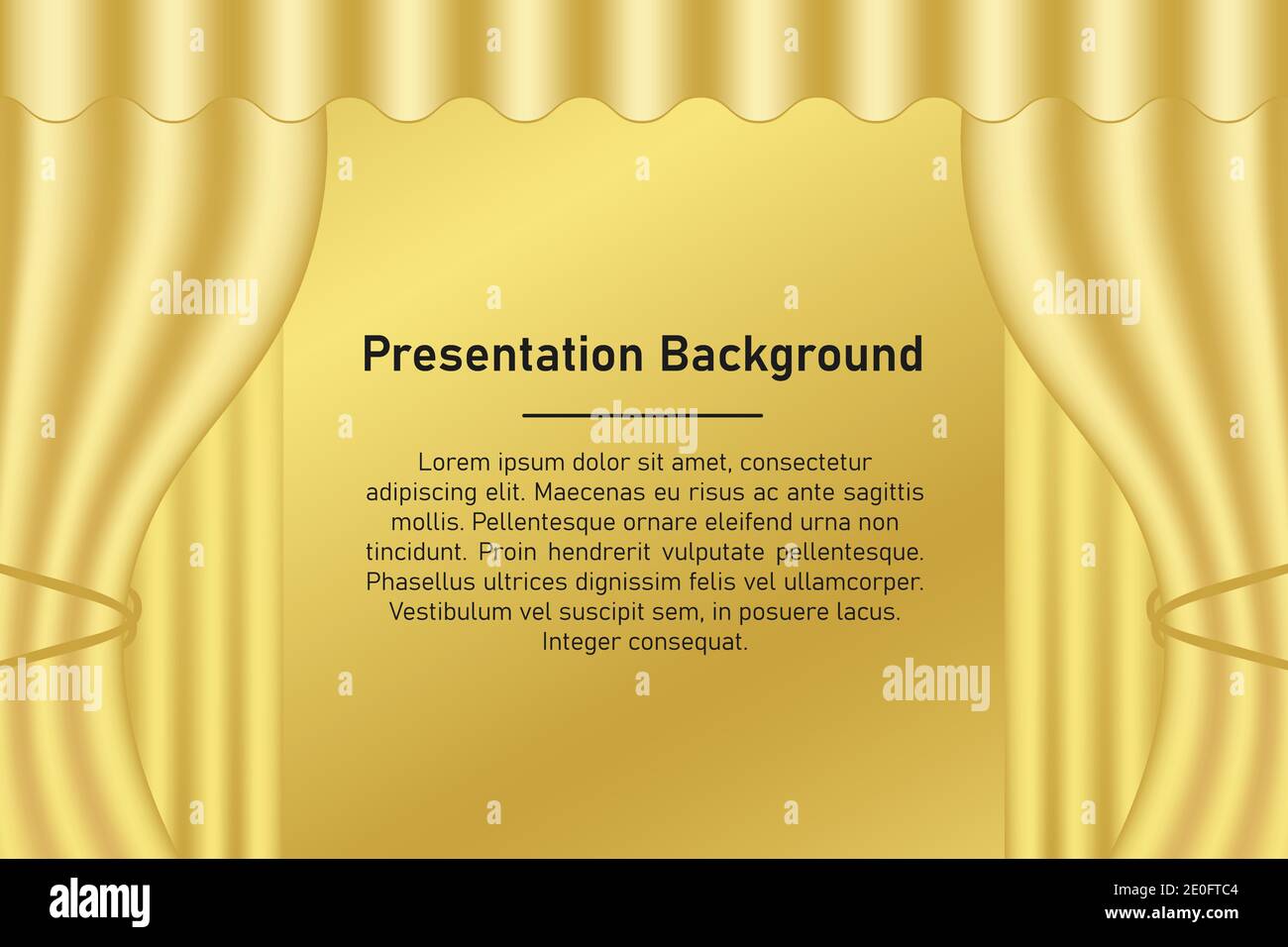 Gold Präsentation Hintergrund, Abstrakt Gold Hintergrund für Präsentation Stock Vektor