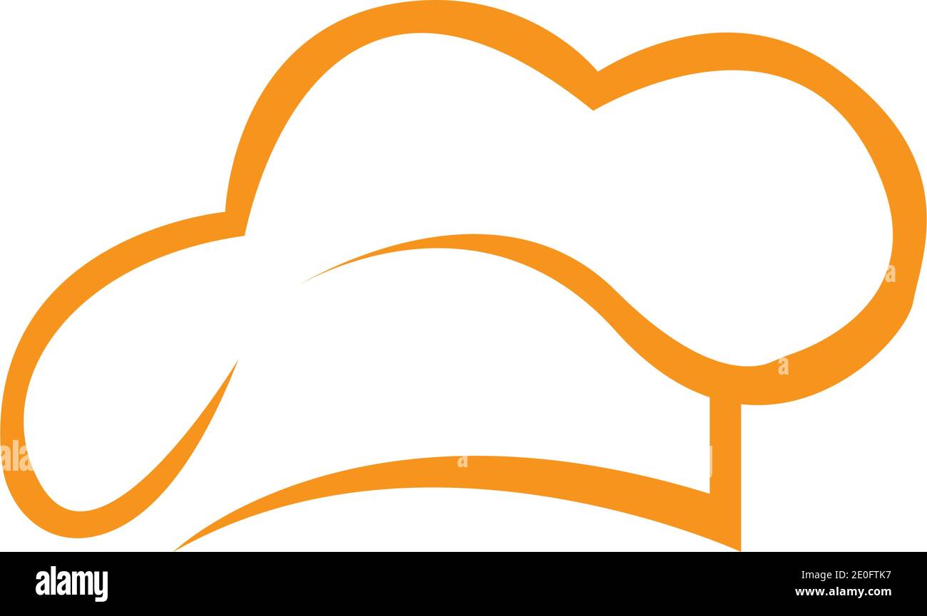 Hat Koch logo template Vector Illustration Stock Vektor