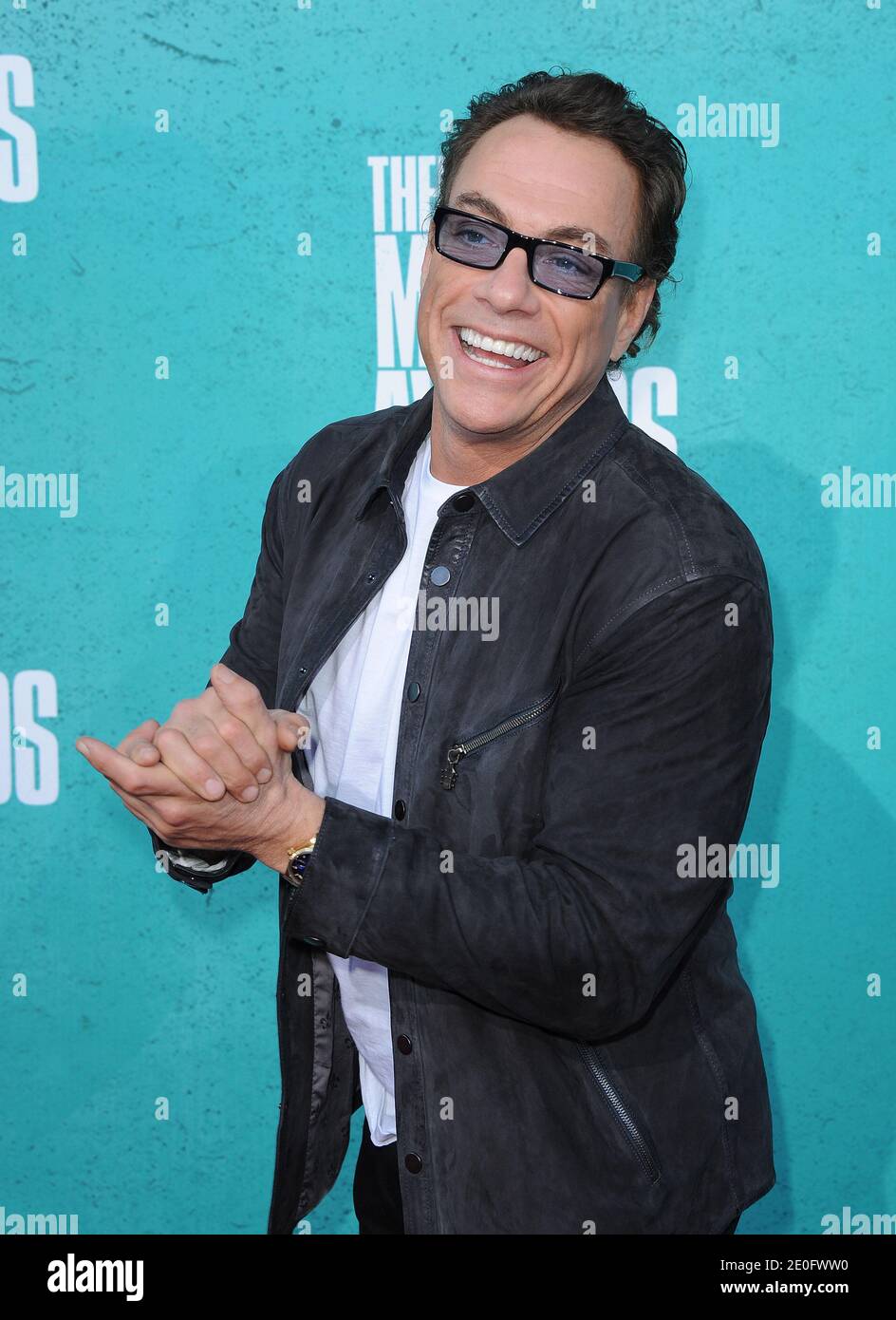 Jean-Claude Van Damme nimmt an den MTV Movie Awards 2012 Teil, die am 3. Juni 2012 im Gibson Theatre in Universal City, Los Angeles, CA, USA, verliehen wurden. Foto von Lionel Hahn/ABACAPRESS.COM Stockfoto