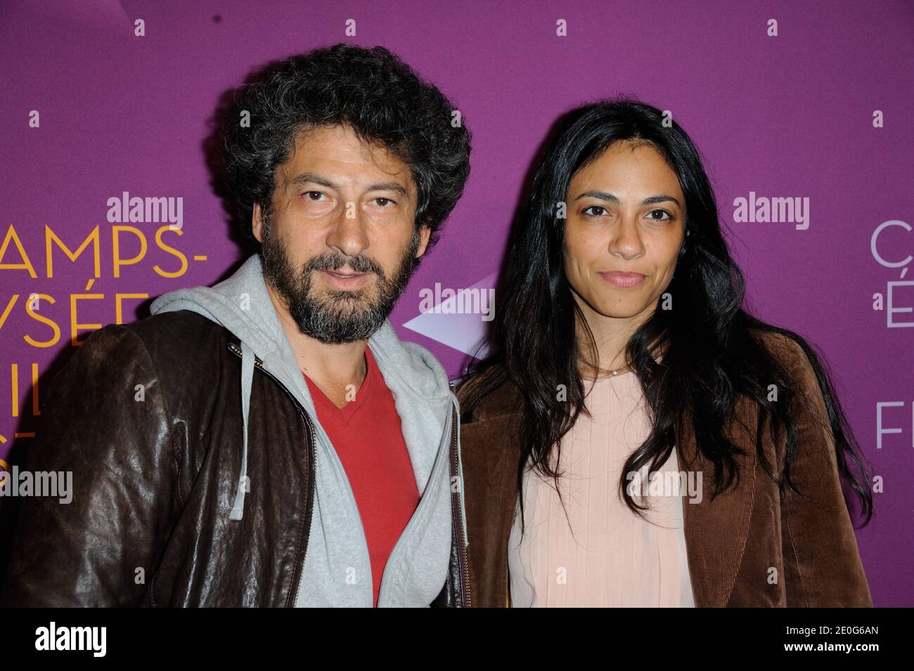 Radu Mihaileanu bei der Vorführung des Films 'Mains Armees' im Rahmen des Champs Elysees Film Festival am 11. Juni 2012 im Cinema Gaumont Marignan in Paris, Frankreich. Foto von Alban Wyters/ABACAPRESS.COM Stockfoto