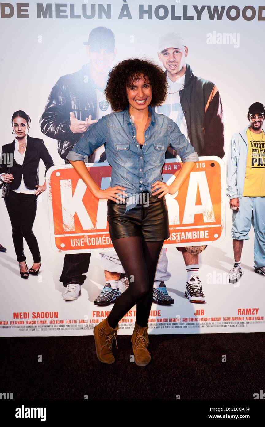 Amel Chahbi (Jamel Comedy Club) bei der Premiere des Films "Les Kaira" im UGC Cine Cite Bercy Cinema am 18. Juni 2012 in Paris, Frankreich. Foto von Nicolas Genin/ABACAPRESS.COM Stockfoto