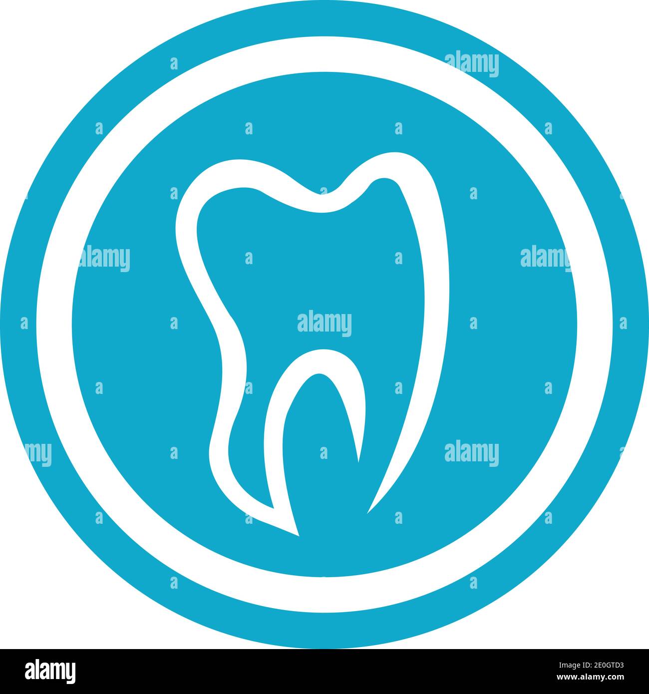 Zahnmedizinische logo Template Vector Illustration Icon Design Stock Vektor