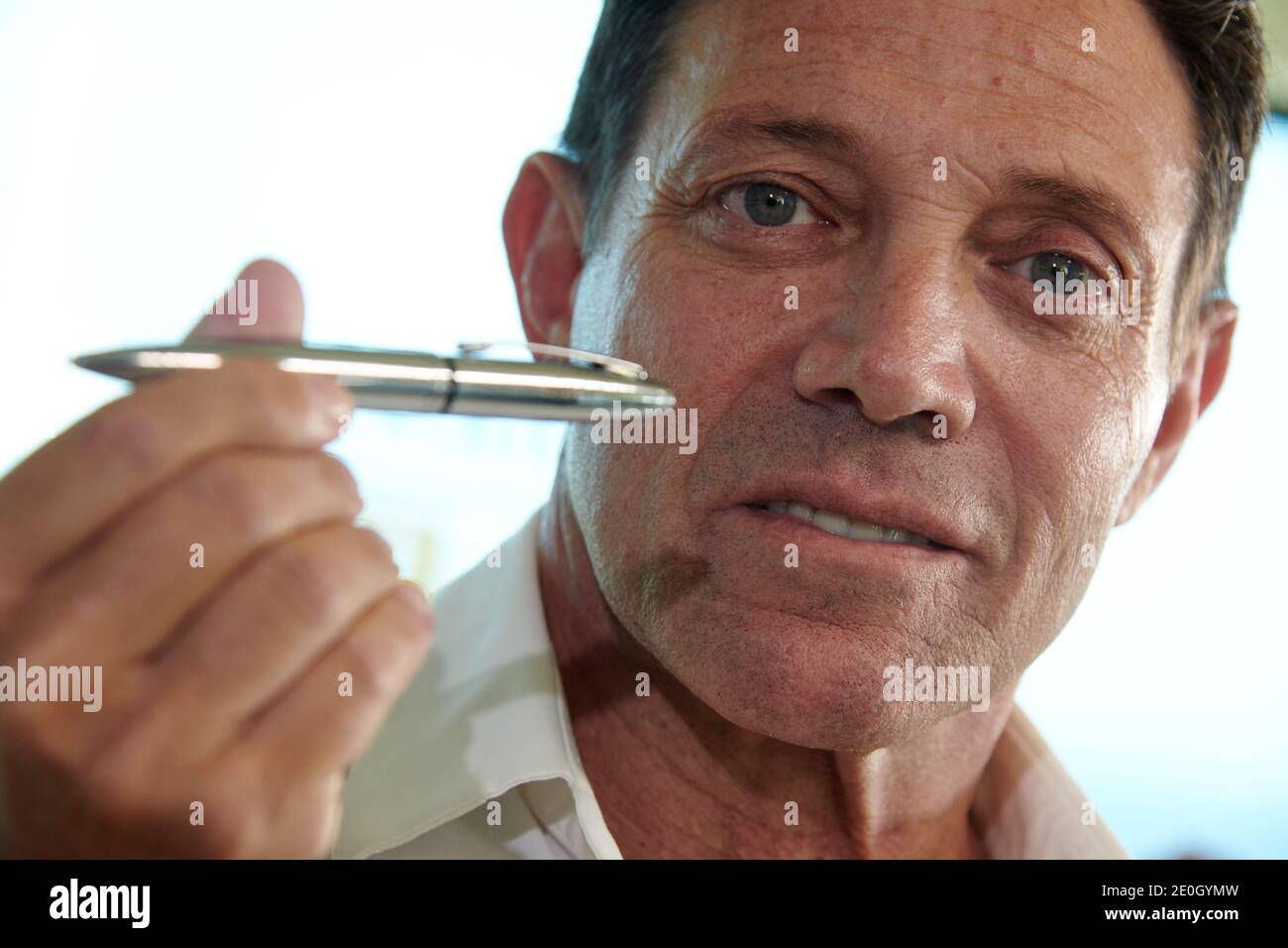 Jordan Belfort, der Wolf der Wall Street Stockfoto
