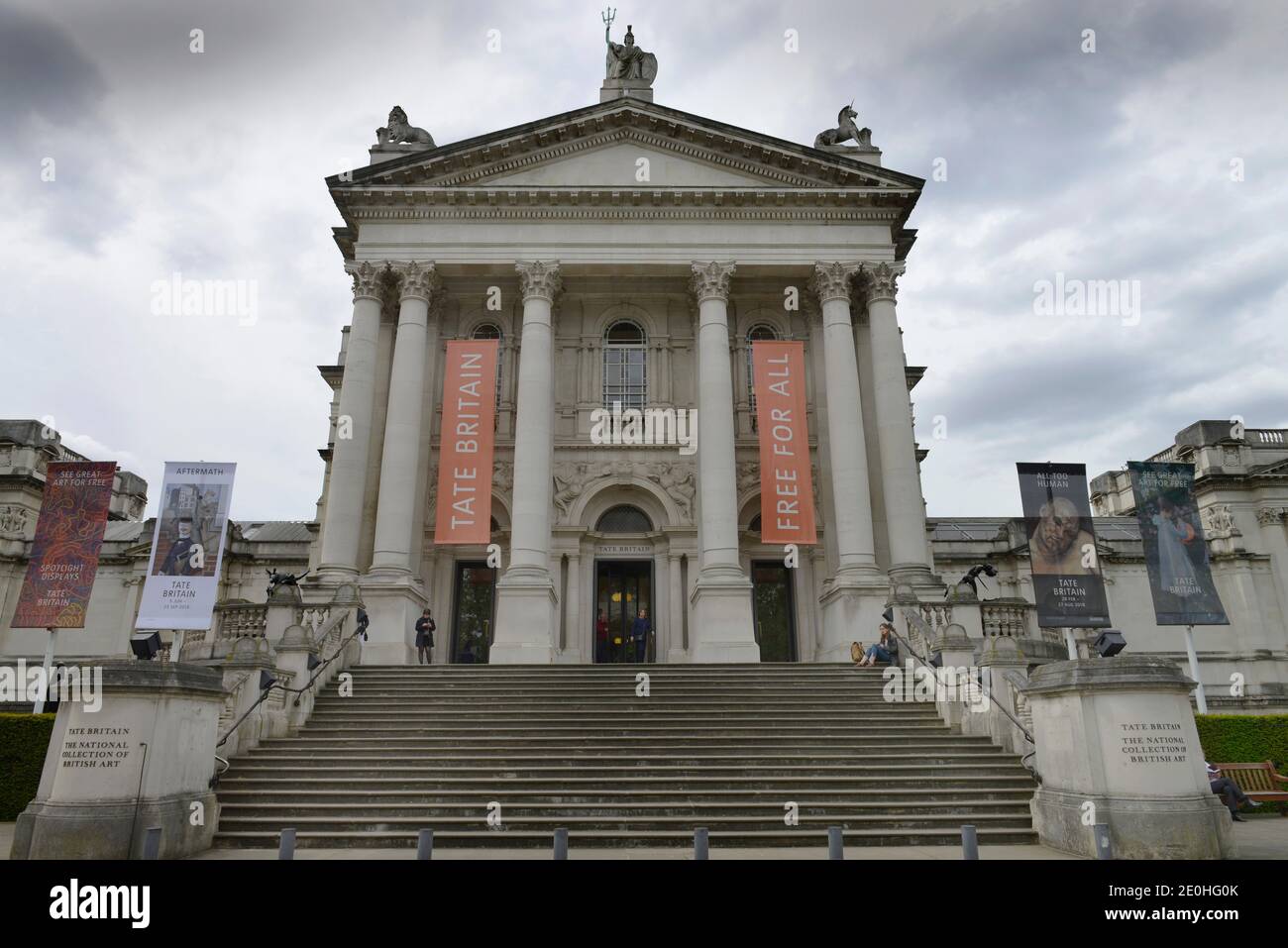 Tate Britain Millbank, Westminster, London, England, Grossbritannien Stockfoto