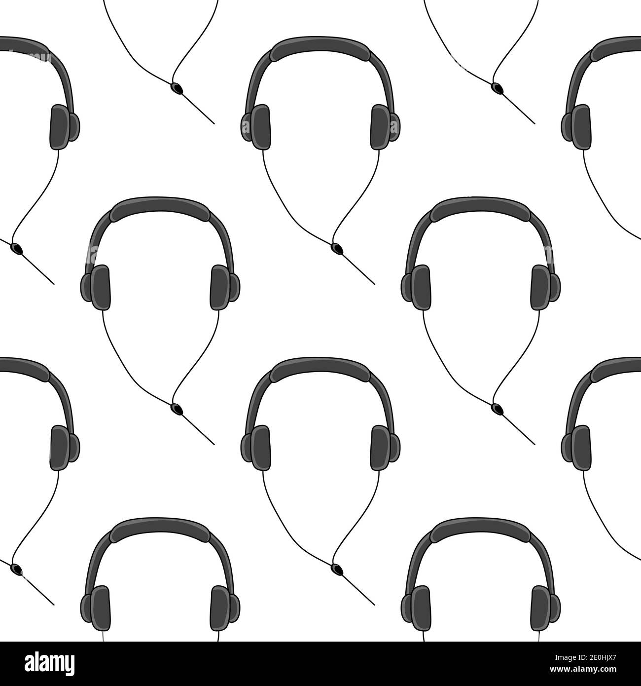 Farbe Nahtloses Muster. Cartoon-Stil. Helles Design. Für Papier, Poster, Banner. Von Hand gezeichnet. Vektorgrafik isoliert auf weißem Hintergrund. Stock Vektor