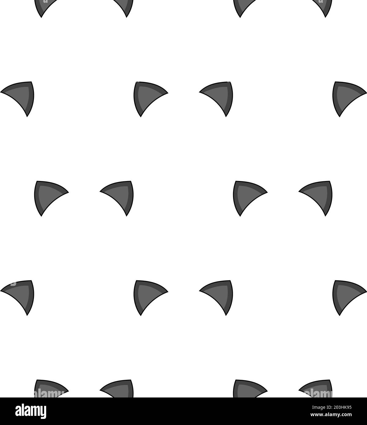 Farbe Nahtloses Muster. Cartoon-Stil. Helles Design. Für Papier, Poster, Banner. Von Hand gezeichnet. Vektorgrafik isoliert auf weißem Hintergrund. Stock Vektor