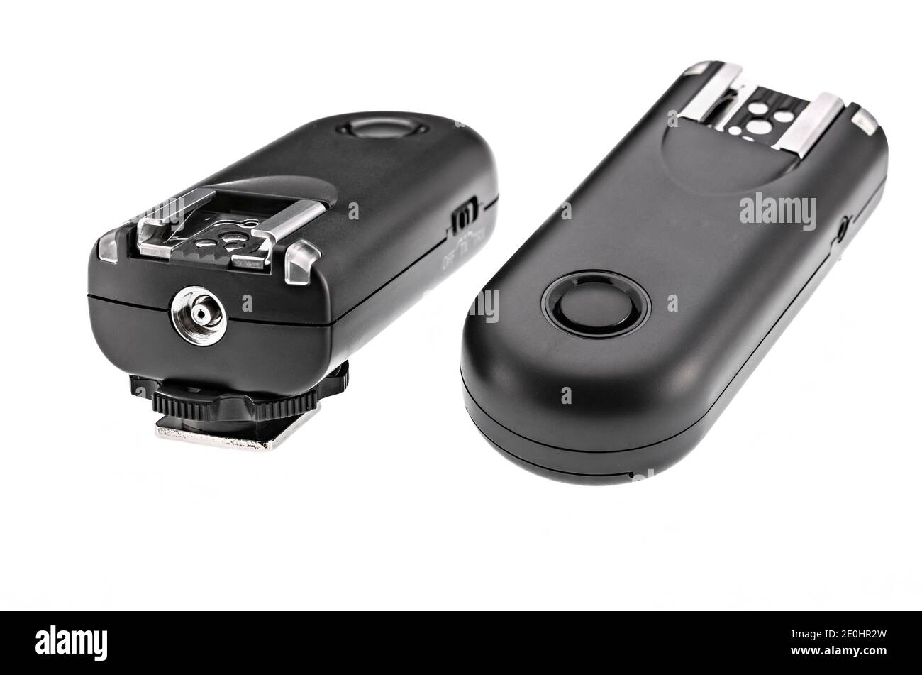 Trigger-Set für Studio-Impuls-Blitzleuchten Stockfoto