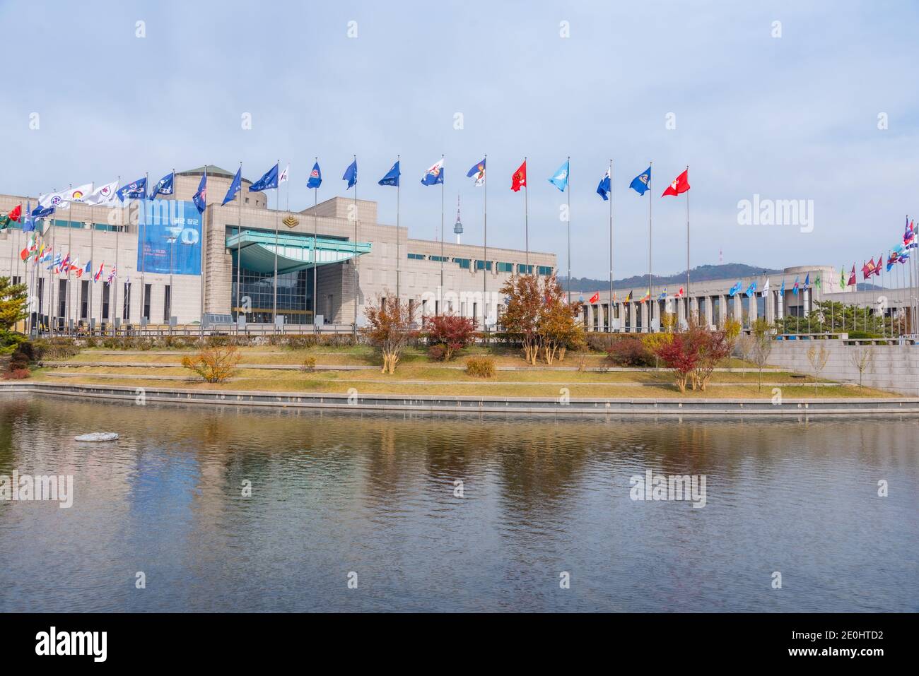 SEOUL, KOREA, 10. NOVEMBER 2019: Kriegsdenkmal für Korea in Seoul, Republik Korea Stockfoto