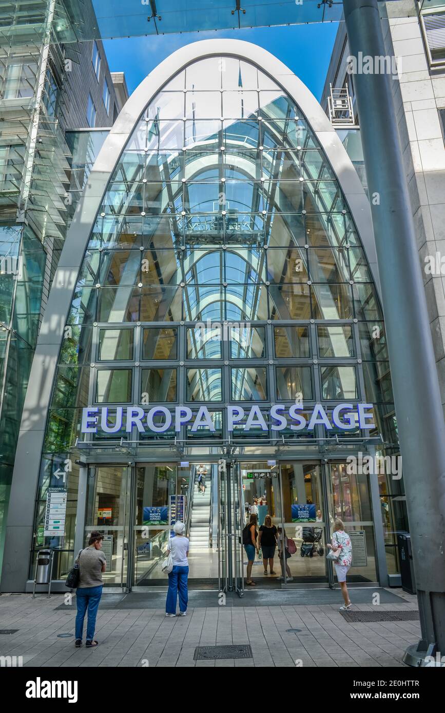 Europa Passage, Ballindamm, Hamburg, Deutschland Stockfoto