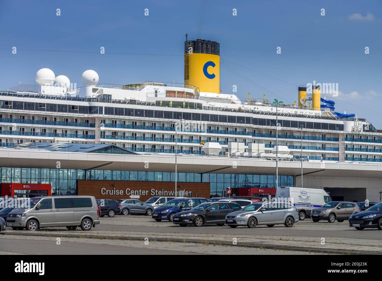 Cruise Center, Steinwerder, Hamburg, Deutschland Stockfoto