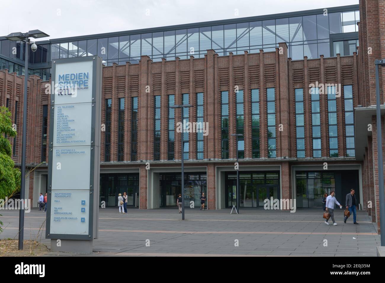 Hauptverwaltung, der Mediengruppe RTL Deutschland, Picassoplatz, Deutz, Köln, 92660 Stockfoto