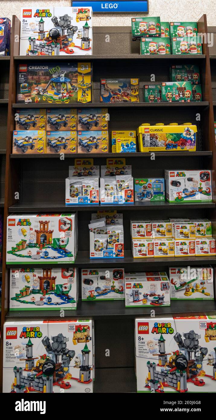 LEGO Sets im Verkauf, Barnes and Noble, USA Stockfoto