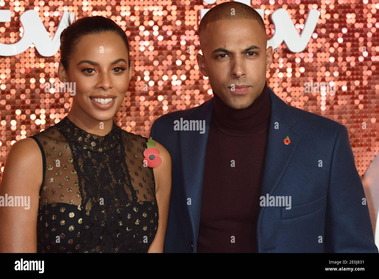 Rochelle Humes, Marvin Humes. ITV Gala, London Palladium, London. VEREINIGTES KÖNIGREICH Stockfoto