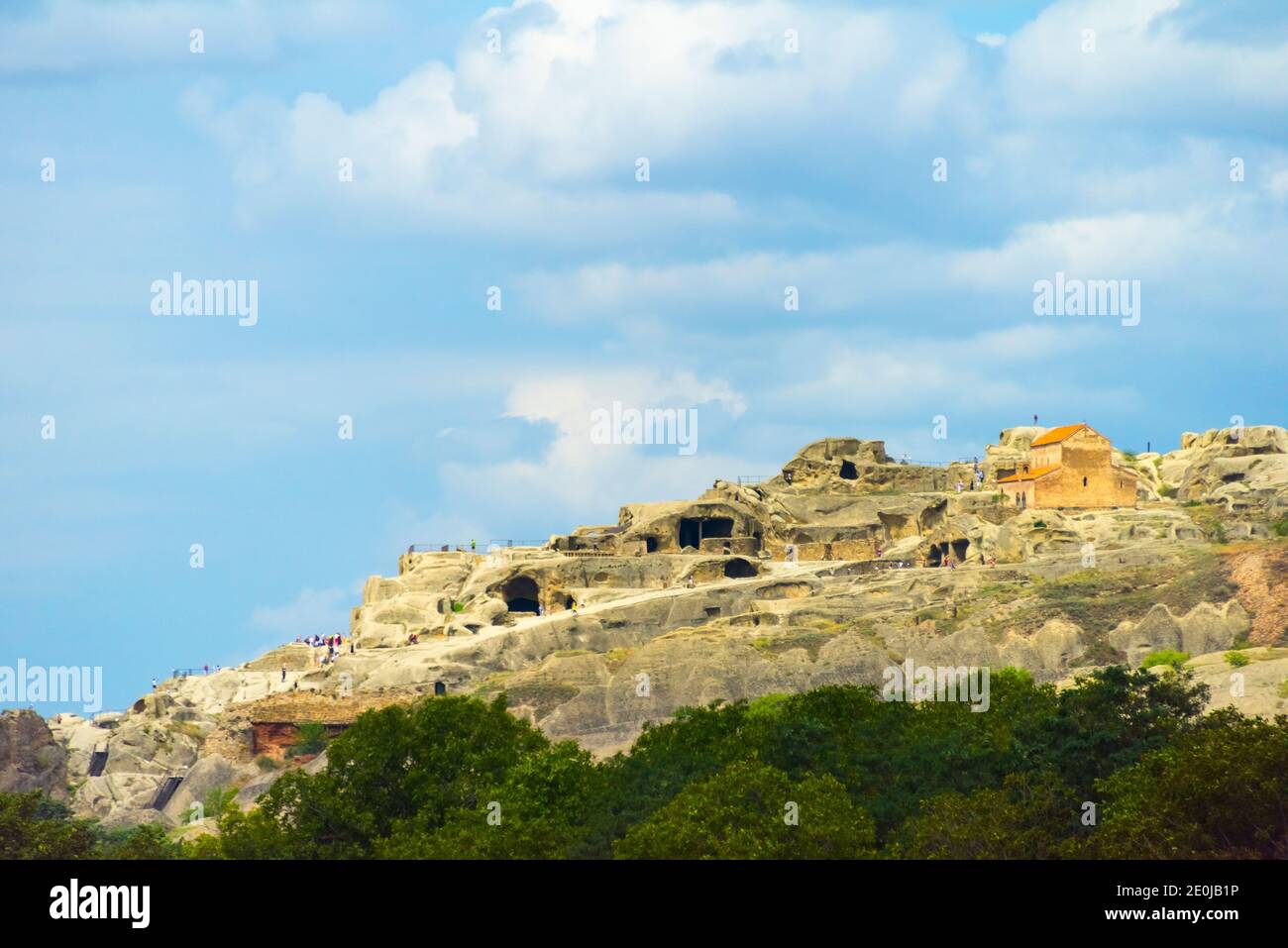 Uplistsikhe Höhlenkomplex, Denkmal der Felsarchitektur, Gori, Georgien Stockfoto