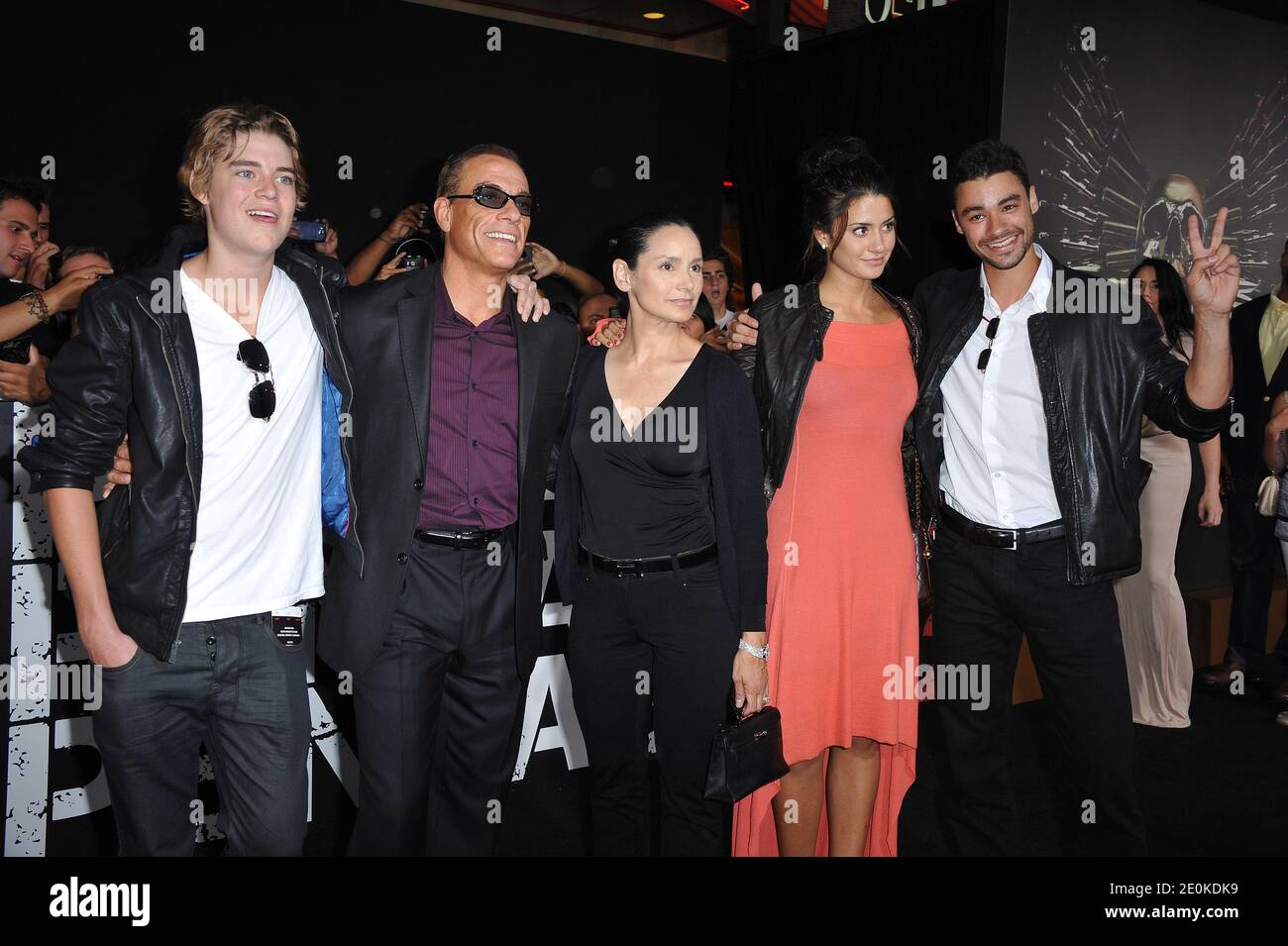 Jean-Claude Van Damme kommt am 15. August 2012 bei Lionsgate Films' The Expendables 2 Premiere in Los Angeles, Ca, USA, an. Foto von Lionel Hahn/ABACAPRESS.COM Stockfoto