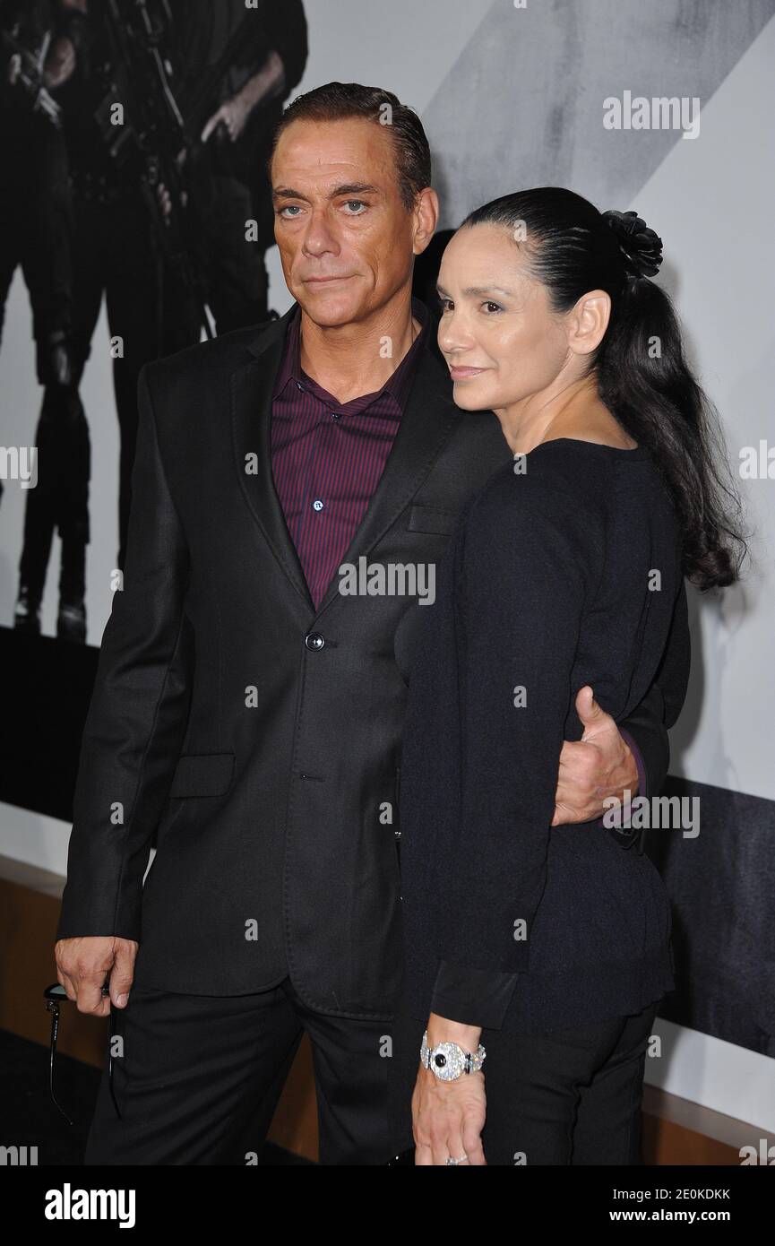 Jean-Claude Van Damme kommt am 15. August 2012 bei Lionsgate Films' The Expendables 2 Premiere in Los Angeles, Ca, USA, an. Foto von Lionel Hahn/ABACAPRESS.COM Stockfoto