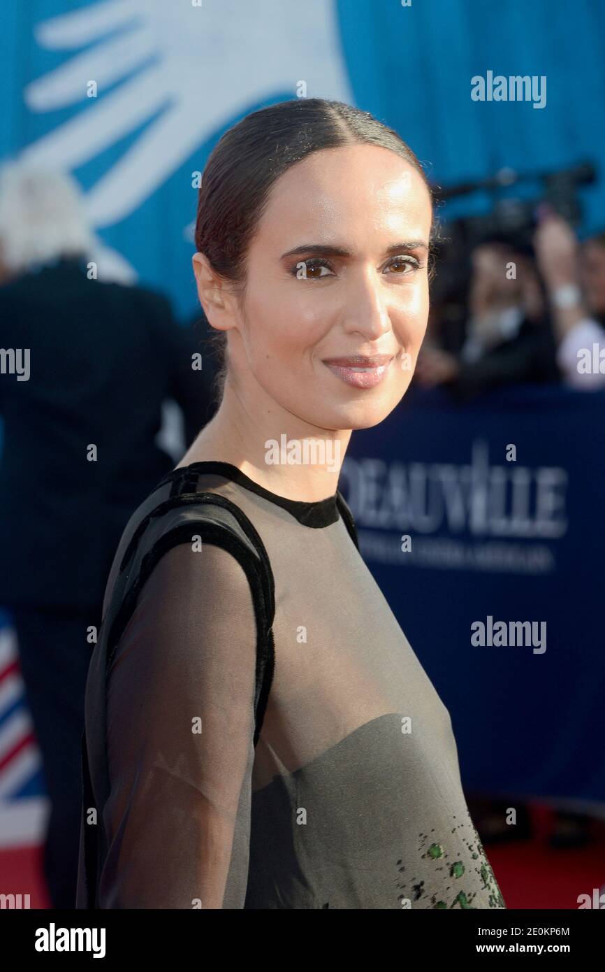 Amelle Chahbi bei der Eröffnungsfeier des 38. Deauville American Film Festival in Deauville, Frankreich am 31. August 2012. Foto von Nicolas Briquet/ABACAPRESS.COM Stockfoto