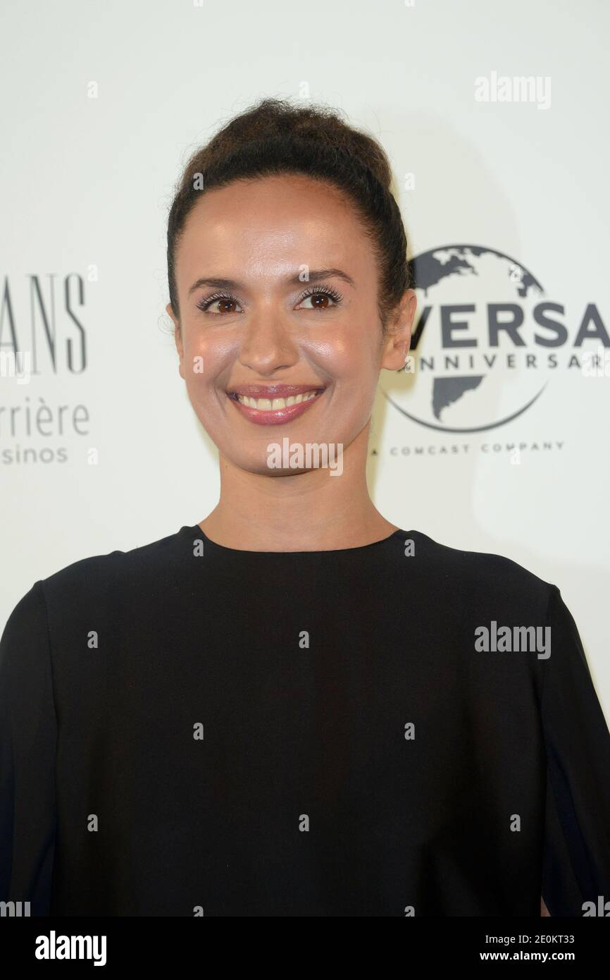 Amelle Chahbi nahm an der Party "100 Jahre Universal und Lucien Barriere" Teil, die am 1. September 2012 im Hotel Royal Barriere während des 38. Deauville American Film Festival in Deauville, Frankreich, stattfand. Foto von Nicolas Briquet/ABACAPRESS.COM Stockfoto
