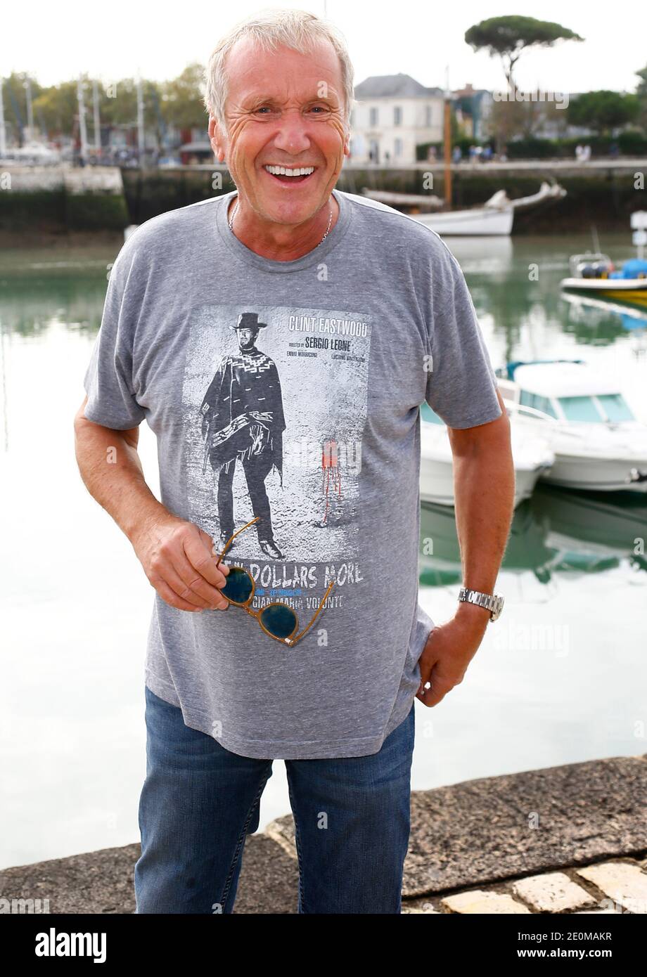 Yves Renier für "Medecin Chef de la sante" beim 14. Festival der Fernsehliteratur in La Rochelle, Frankreich, am 15. September 2012. Foto von Patrick Bernard/ABACAPRESS.COM Stockfoto