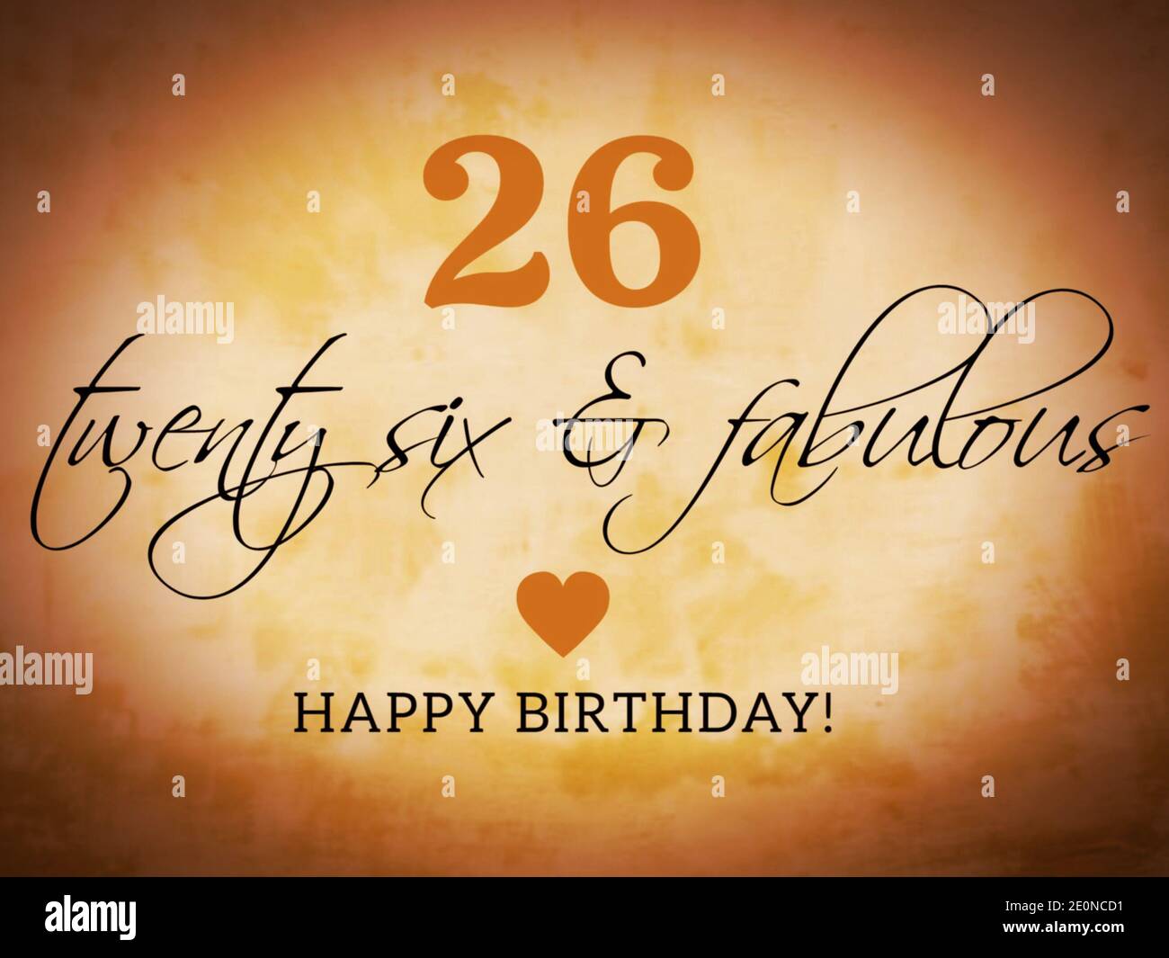 Retro Happy Birthday Karte Illustration Stockfoto