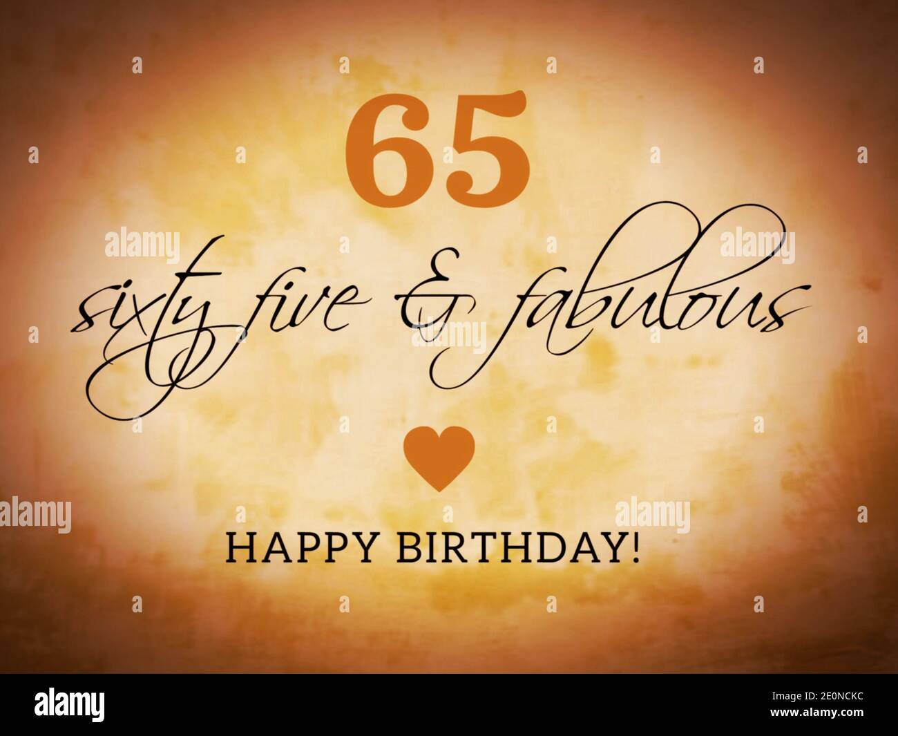 Happy Birthday Karte Illustration im Retro-Stil Stockfoto
