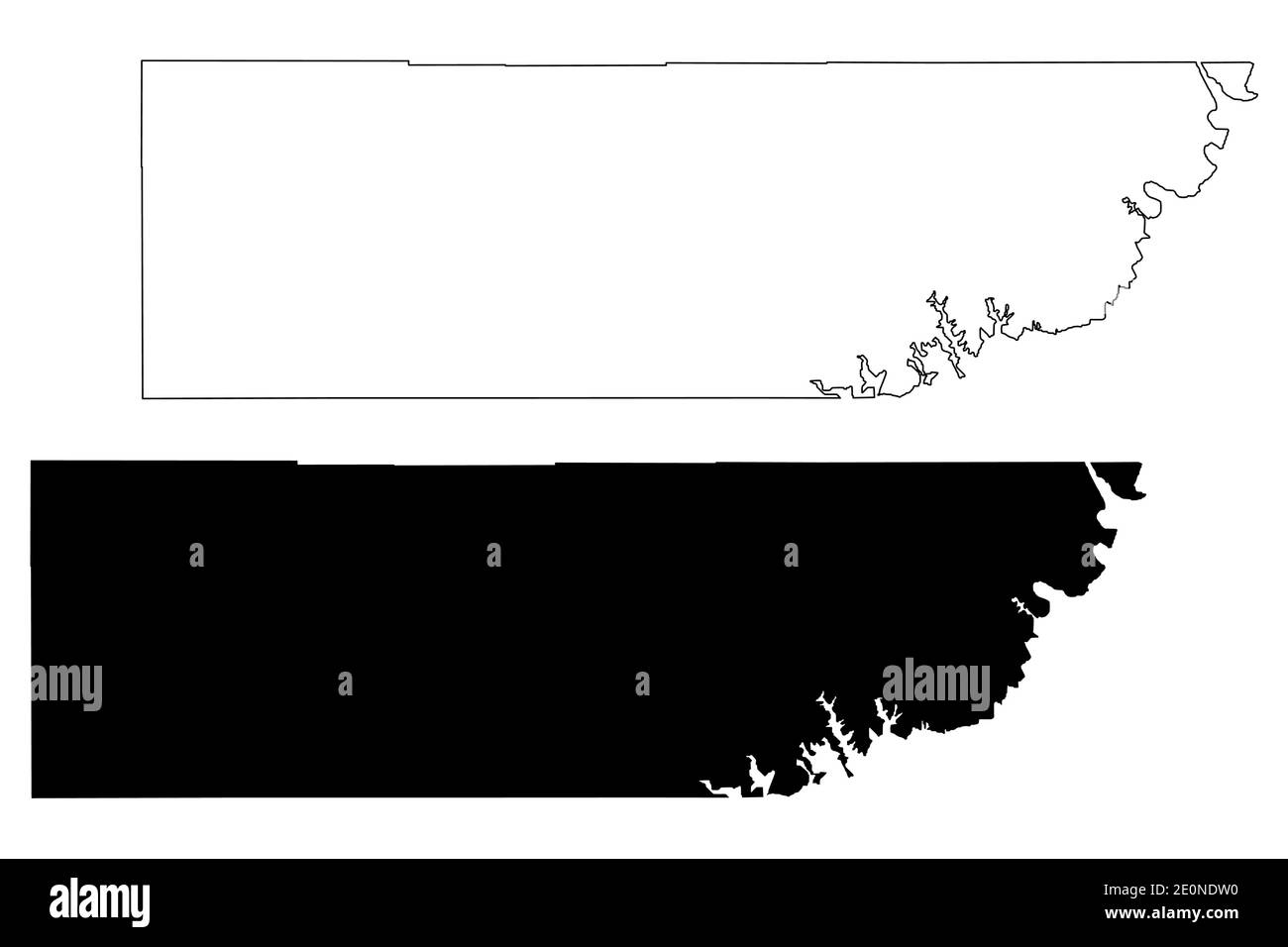 Kane County, State of Utah (U.S. County, United States of America, USA, U.S., US) Kartenvektorillustration, Scribble Sketch Kane map Stock Vektor